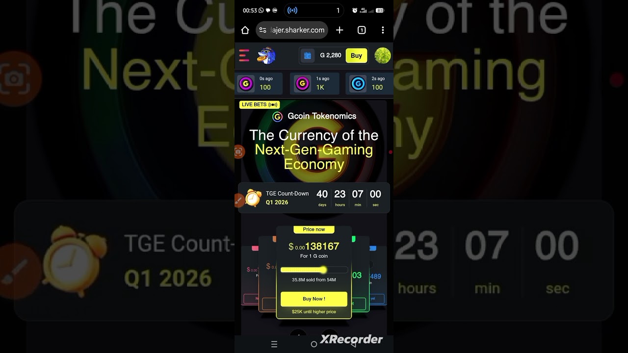 G-coin, inscription et achat
