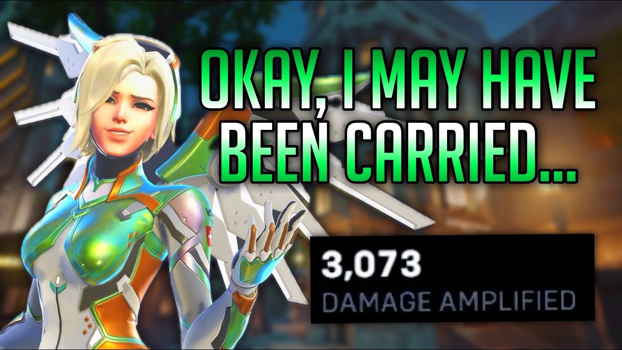 Okay, I May Have Been Carried...: Mercy Gameplay - Overwatch 2