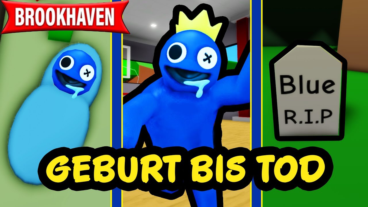 1 GANZES LEBEN von BLUE in Brookhaven! Geburt bis Tod [Roblox Brookhaven 🏡RP Story]