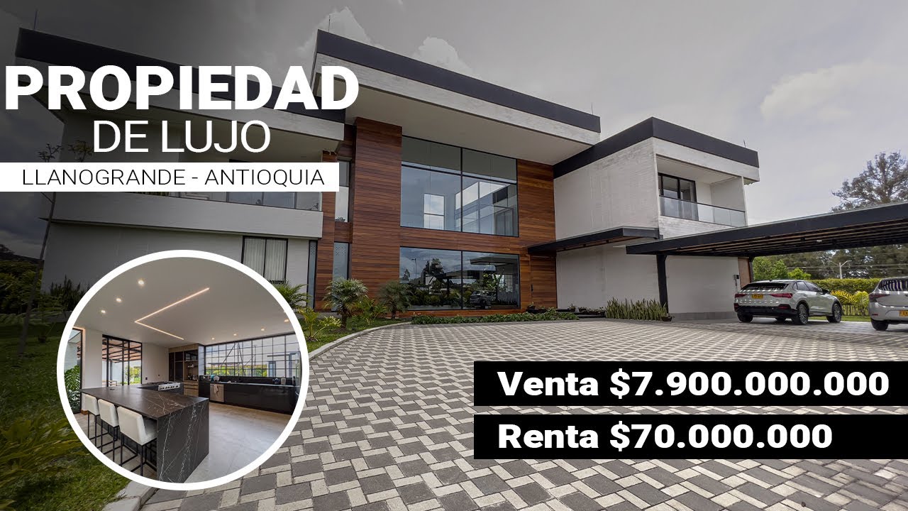 ¿Pertenece a algún FUTBOLISTA?, casa de LUJO a la VENTA, Llanogrande, Ant.