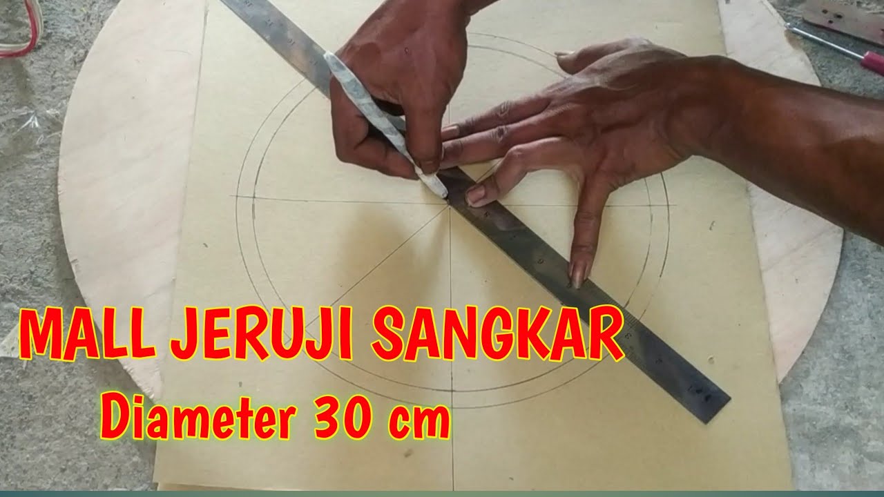 MEMBUAT MAL JERUJI SANGKAR BULAT