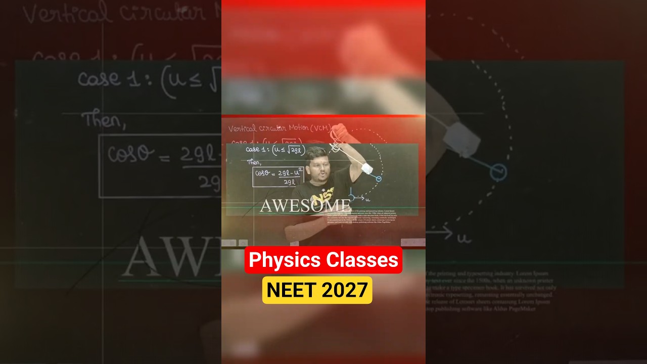 GOAT Physics🔥Class Ever😱Average Student To NEET Topper Dr. Sudharshan NST Repeaters Full Batch 2027