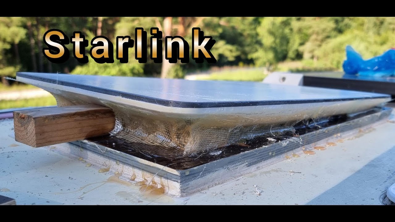 Установка Starlink на крышу автодома. Как установить Старлинк в машину?