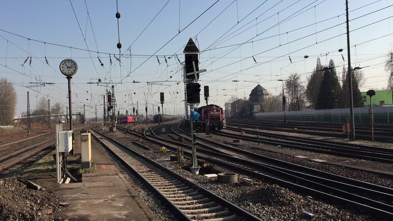 G&uuml;terbahnhof Bischofsheim Rangierfahrt