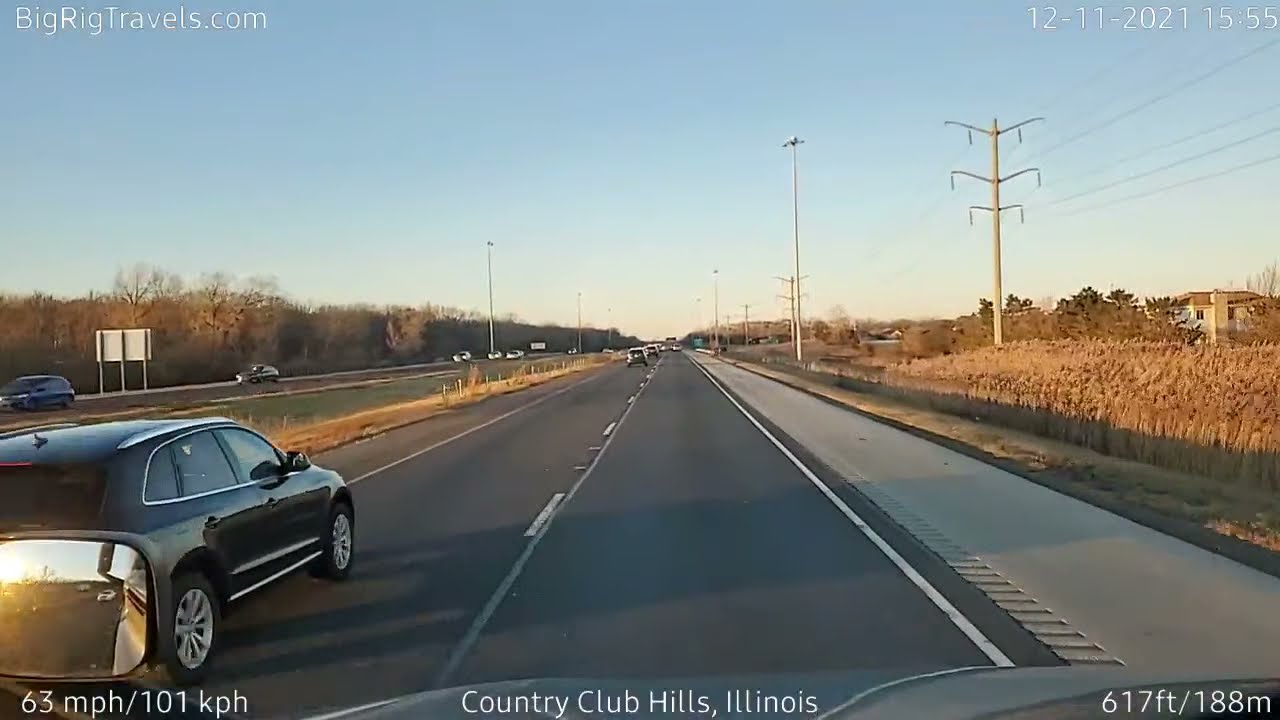BigRigTravels LIVE | University Park, IL to Gary, IN (12/11/21 3:43 PM CST)