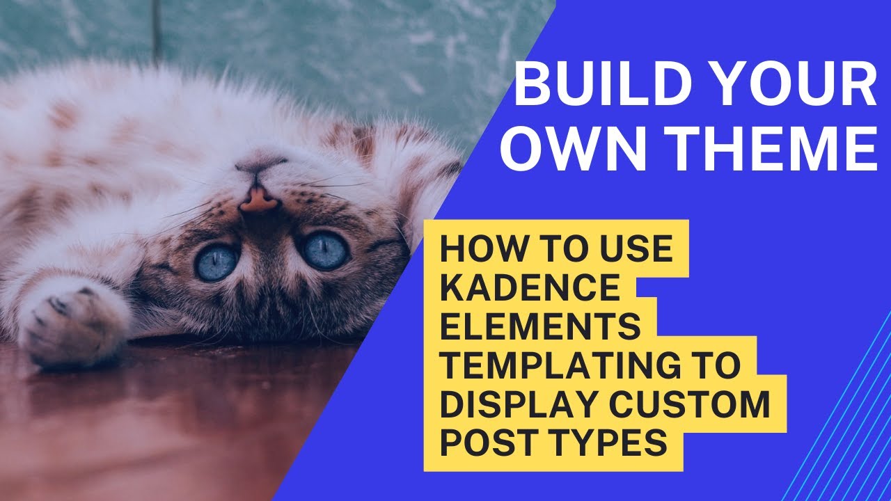How to Display Custom Post Types with Kadence Elements Templates and the Post/Grid Carousel