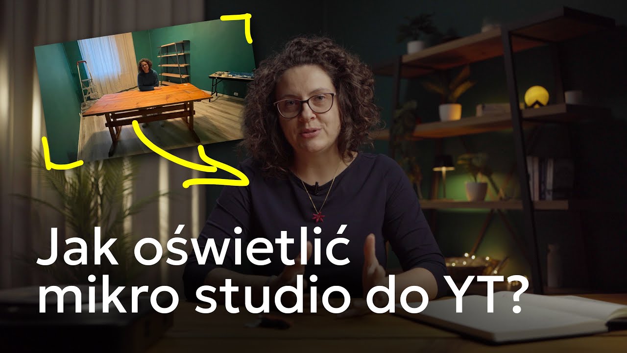 Jak oświetlić mikro studio do YouTube'a? Od pustego pomieszczenia do gotowego studia do filmowania