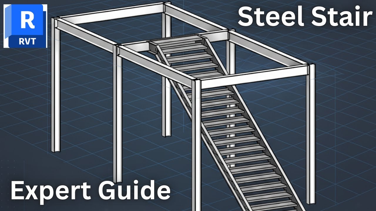 Учебное пособие по Revit Structure | Как создать стальную лестницу шаг за шагом