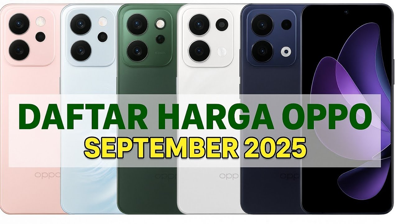 HARGA OPPO TERBARU SEPTEMBER 2025 | HARGA HP OPPO TERBARU 2025