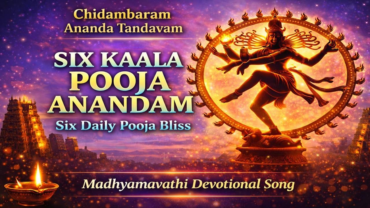 ஆறு கால பூசை ஆனந்தம் 🌺 Tamil Shiva Song | Madhyamavathi Devotional | Chidambaram Nataraja 2026
