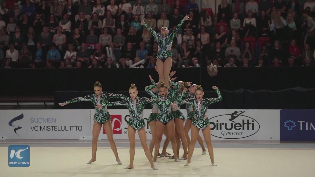 Stunning aesthetic gymnastics routines from Helsinki world championships