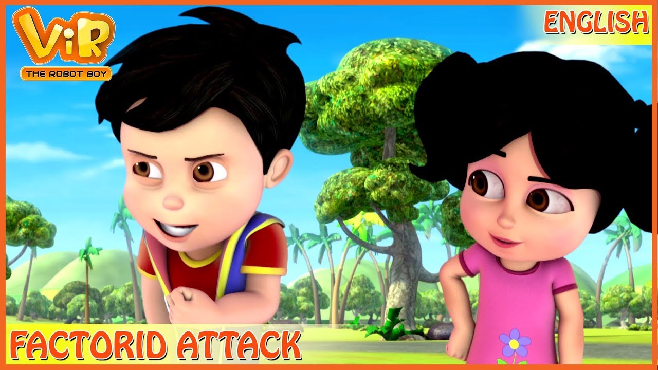 Vir: The Robot Boy | 3D Action shows for kids | Factorid Attack | ENGLISH