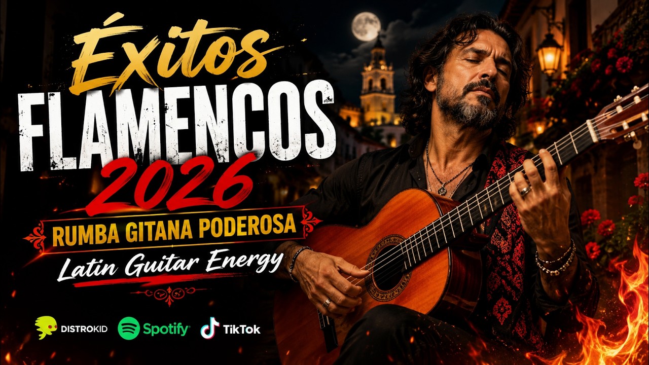 💥 Éxitos Flamencos 2026 🔥 Rumba Gitana Poderosa | Latin Guitar Energy