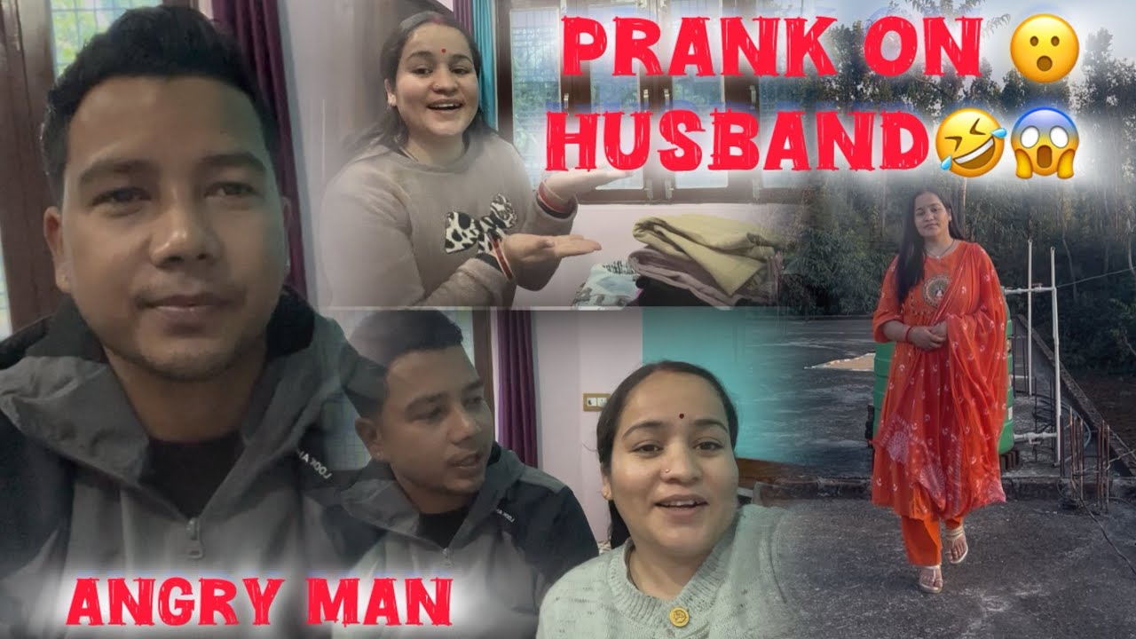 Apne Husband Ke Uper Prank Kiya Mene😂// jindagi ka Sufar 🍂 kux asa hi he🥹// Amrita vlog❤️