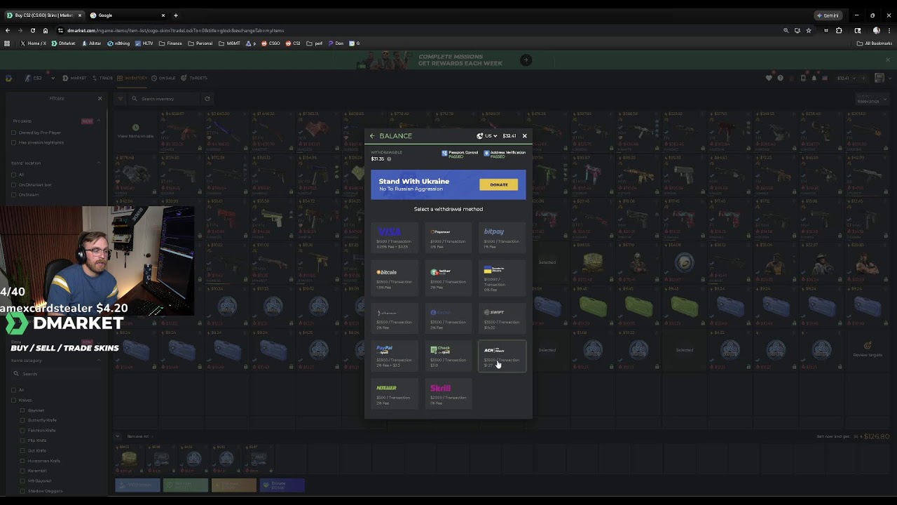30k premmy then faceit !dmarket