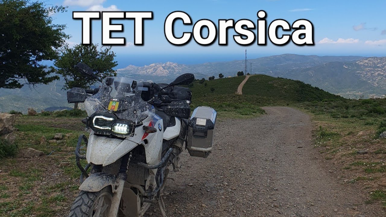 Riding the TET Corsica on BMW F650GS