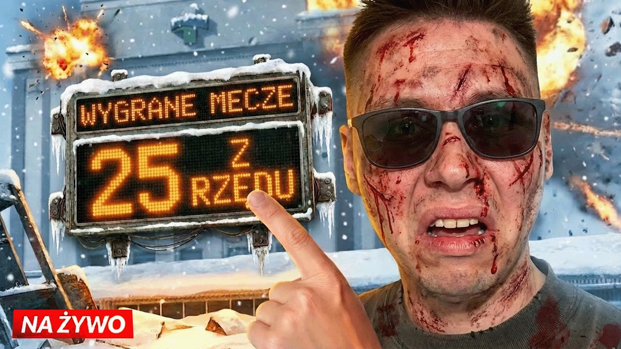 🔴 NA ŻYWO: PIEKŁO... 25 WYGRANYCH Z RZĘDU w WARZONE...