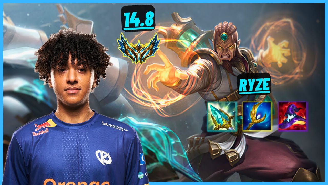 KC SAKEN: RYZE VS AKALI (MID) - EUW CHALLENGER - PATCH 14.8