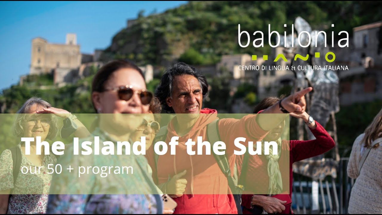 The Island of the Sun, our 50+ program in Sicily!