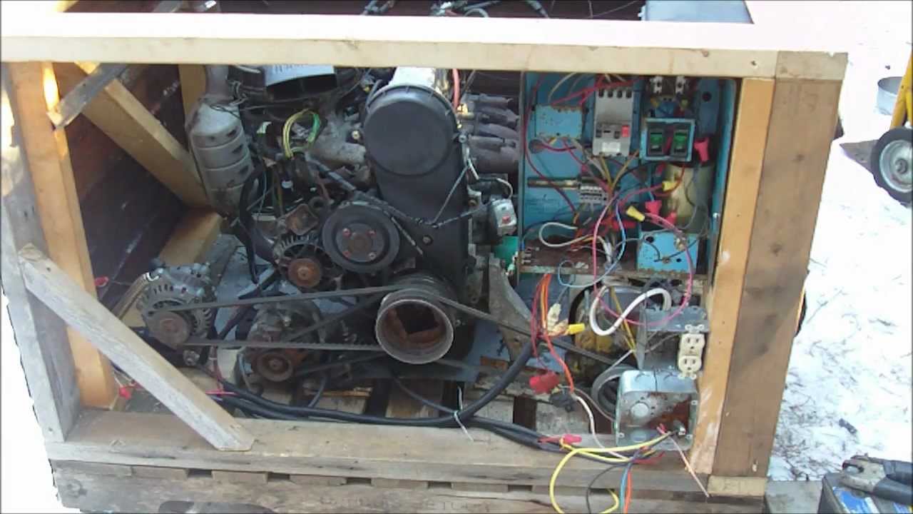 Homemade Large Generator 50hp 12v 120v with Suzuki G10 engine