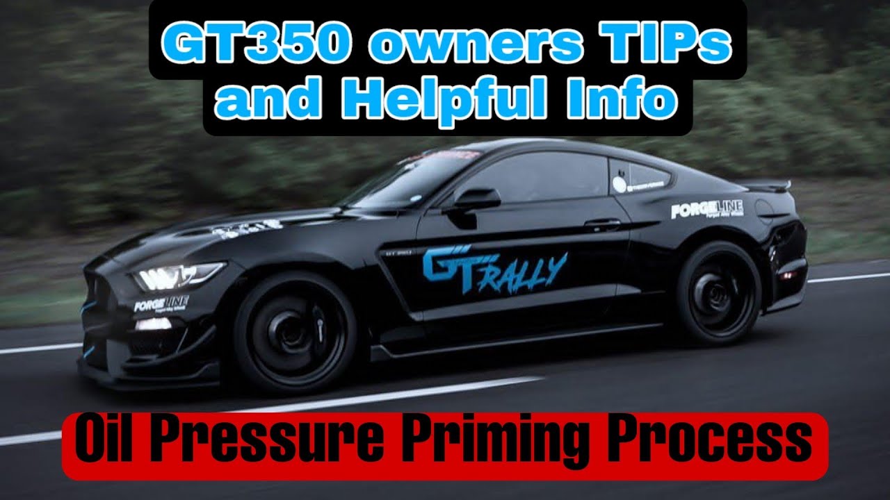 GT350 Owners Tips and Tricks Series: Oil Priming Procedure // Do THIS after Winter Storage!