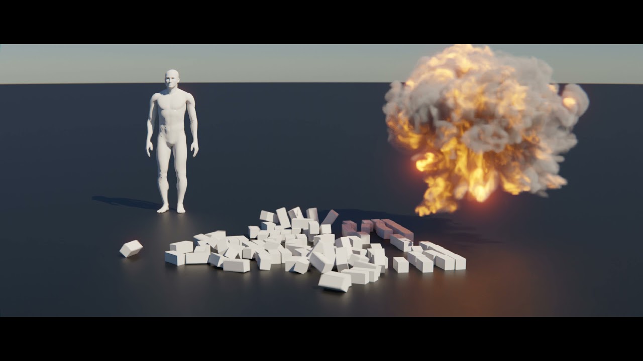 blender + embergen explosion test