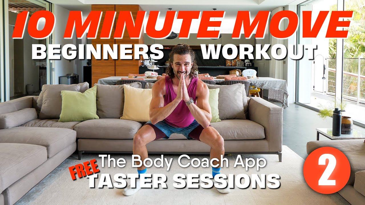 10 Minute Move Beginner Workout 2 | The Body Coach App Taster Sessions