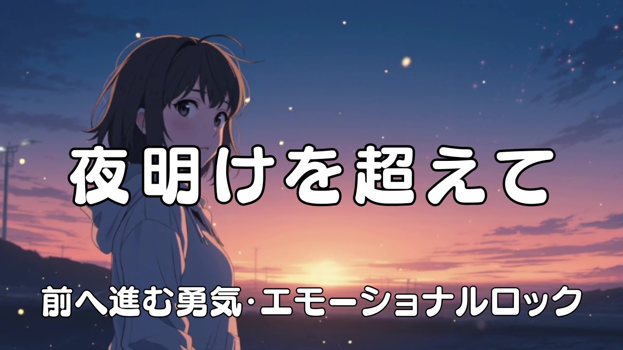 夜明けを越えて｜Beyond the Dawn – 前へ進む勇気を描く、青春エモーショナルロック | Hantack Music