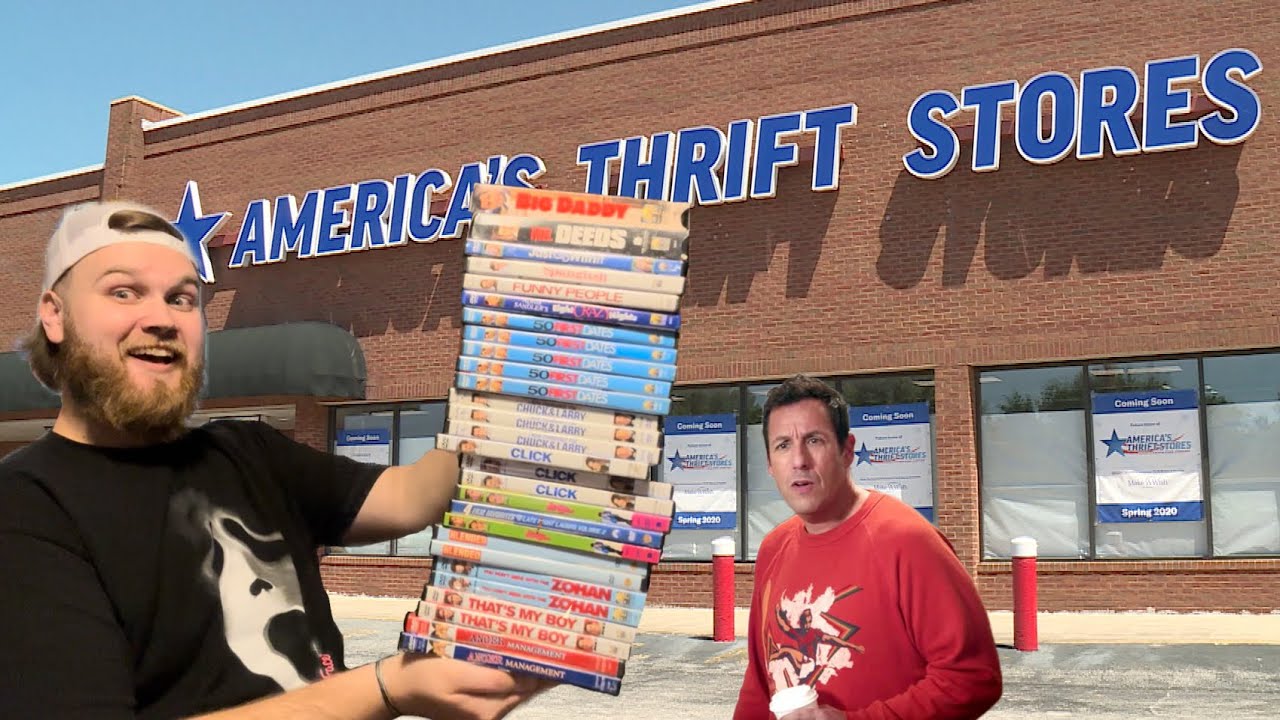 I BOUGHT ALL THE ADAM SANDLER MOVIES AT 6 THRIFT STORES!