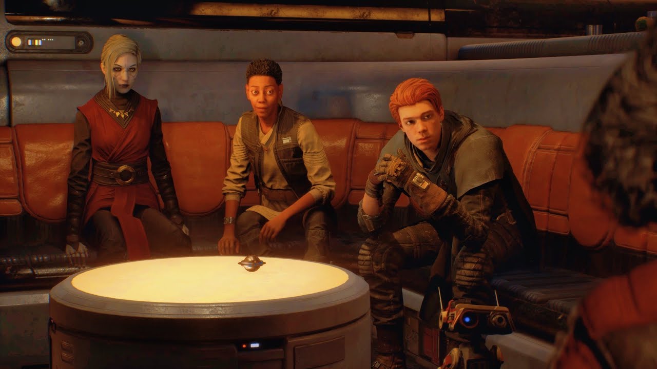 Кэл приветствует Меррин на борту «Мантиса» | Jedi Fallen Order PC