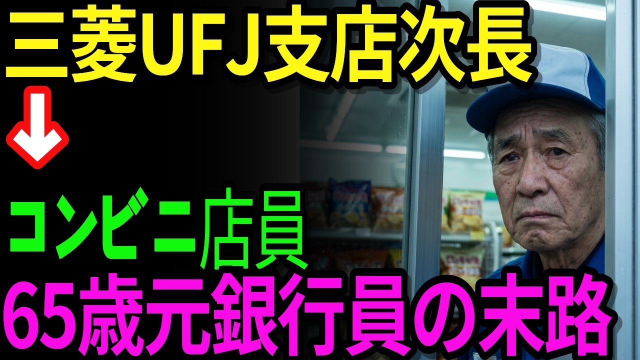 65歳、元三菱UFJ銀行員の転落。貯金6000万を2年で溶かし、深夜のコンビニ夜勤へ…家族も失った男の悲惨すぎる末路| 老後の年金 | 老後の生活 | 老後資金