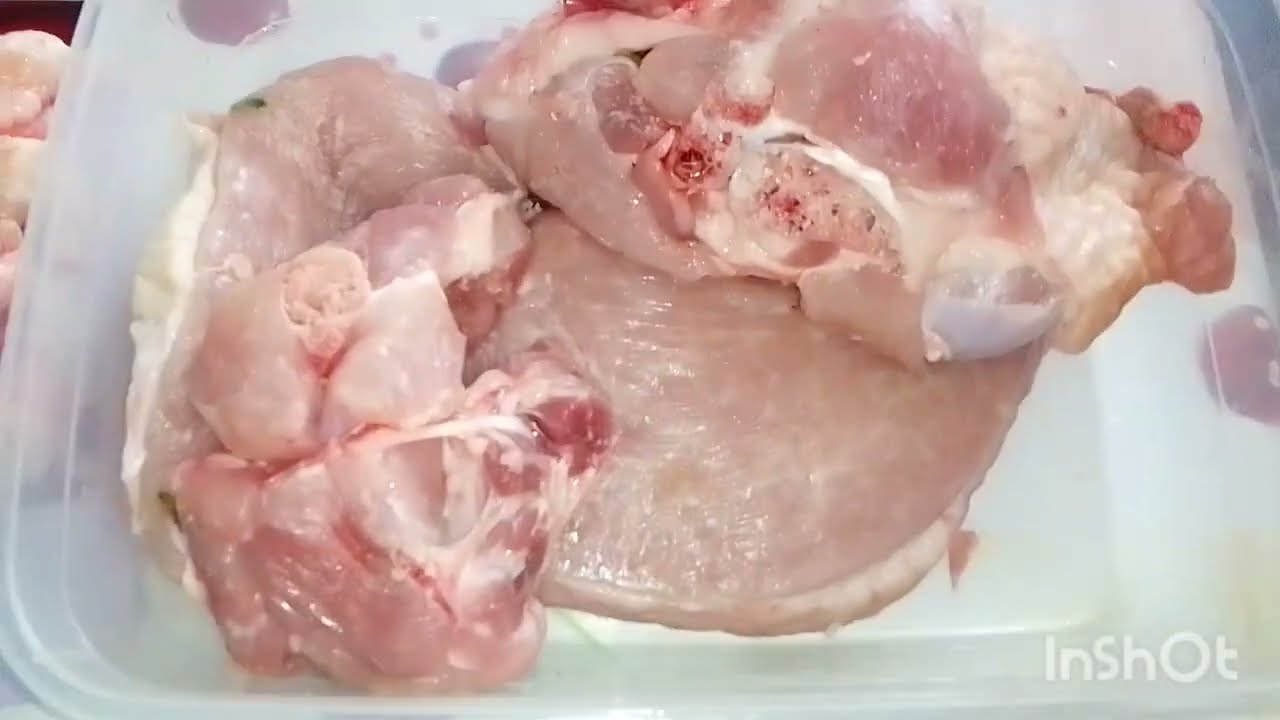 مشترياتي من لحوم شهر رمضان المبارك هذي حالة مسكين لازم لمو شويا 