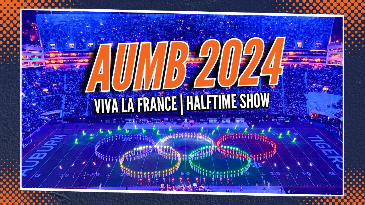 Viva La France (Light Show) | Auburn University Marching Band | | 2024 HALFTIME | 4K FULL SHOW