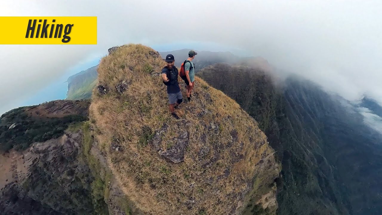Dangerous Traverse in the Waianae Mountains with Jackson Grooves