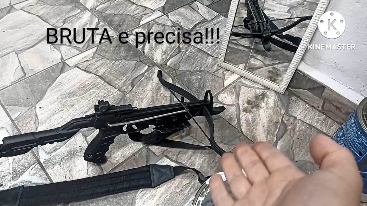 Balestra Alligator 80lbs teste de impacto e perfuração a 12 metros🔥🔥🔥