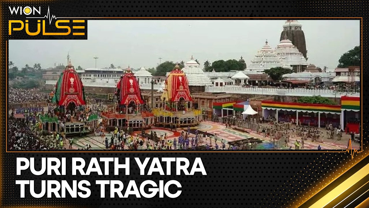 Puri Rath Yatra: One Dead, Over 100 Devotees Faint Amid Crowd Surge | WION Pulse