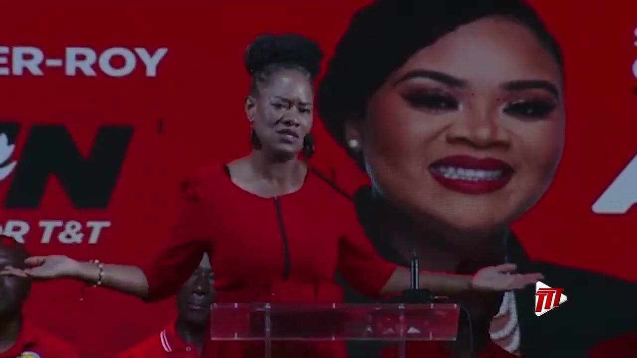 Ayanna Webster-Roy At Tobago Rally