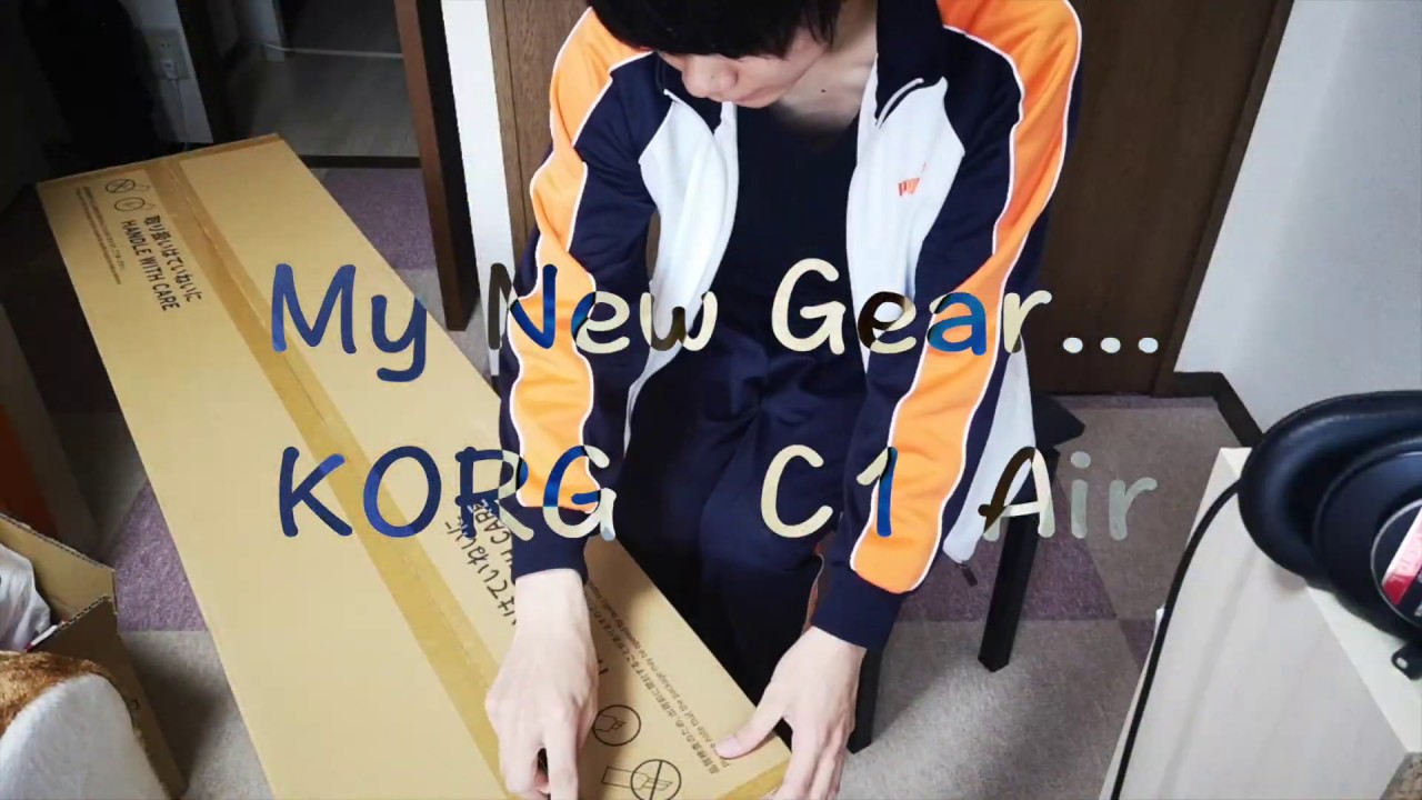 【My New Gear...】電子ピアノ開封！【KORG C1 Air】