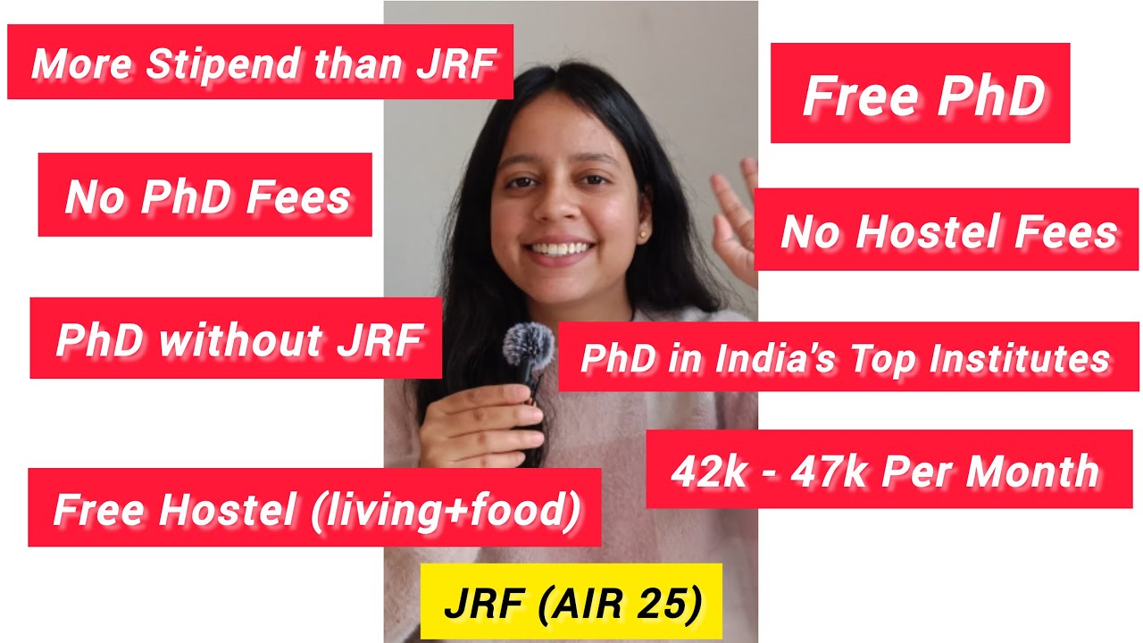 42k Stipend Without JRF | No PhD Fees | Free Hostel | How To Get Admission  |#ugcnet #jrf #phd #net