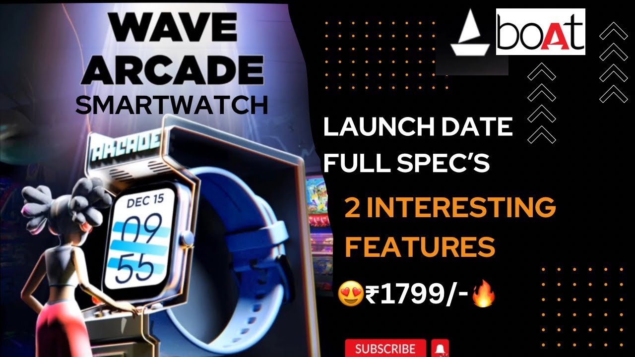 ₹1799/- 😍Boat Arcade New Bluetooth Calling Smartwatch from Boat 👌 2 interesting features🔥