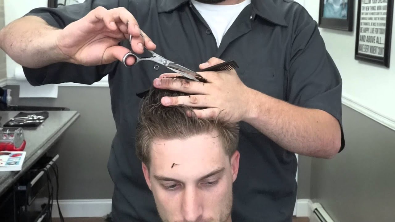 How to Cut Hair : Regular Haircut with Side-part