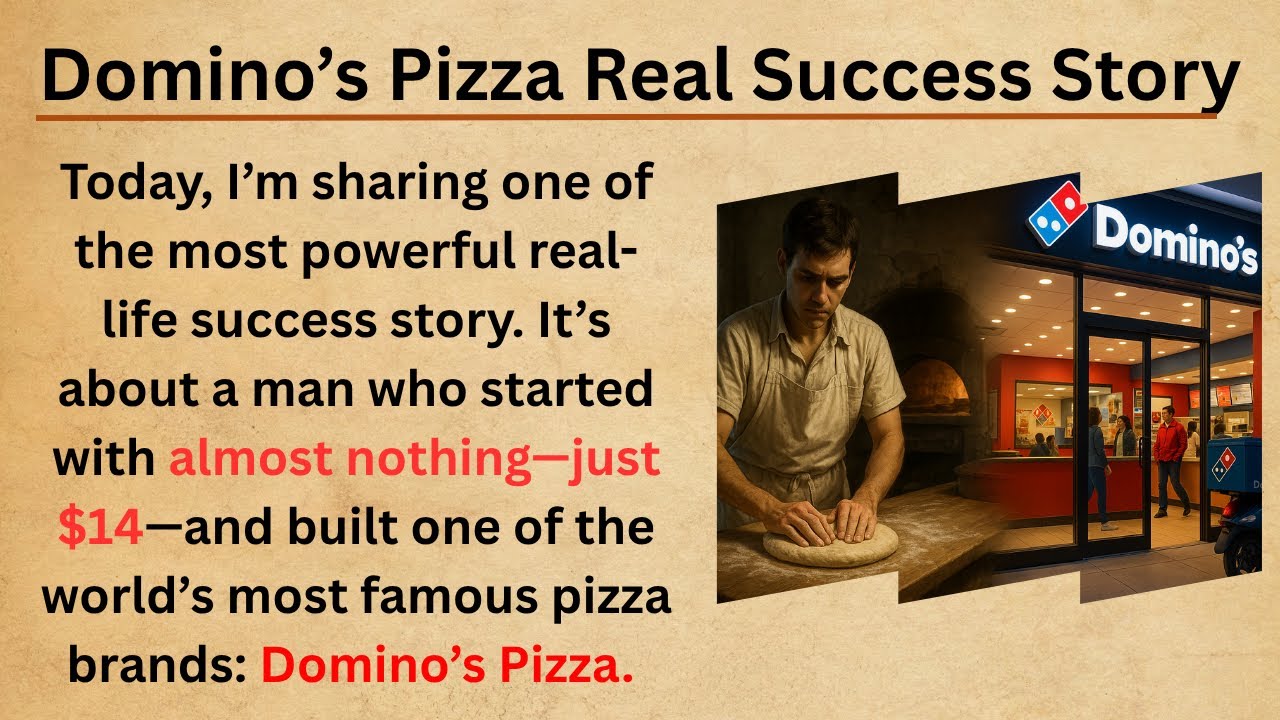 Orphan to Billionaire | Domino&rsquo;s Pizza Real Success Story | English With Umme