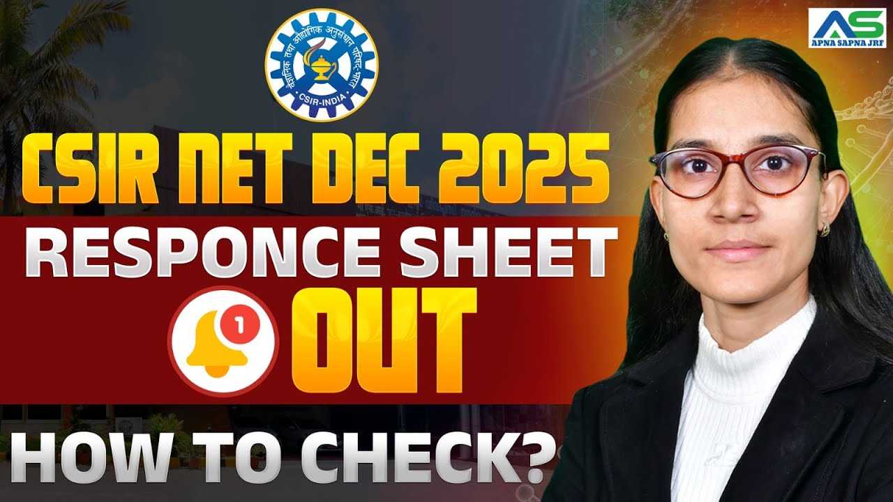 Answer key Released | How to check | CSIR NET LIFESCIENCE DEC 2025 #apnasapnajrf