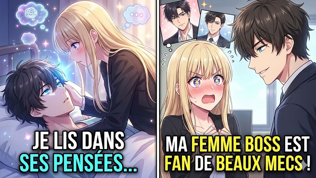 Je lis dans ses pensées  ma femme Boss est en fait fan de beaux mecs !