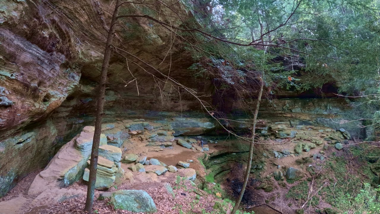 Cantwell Cliffs  in the Hocking Hills - Hiking the Trail