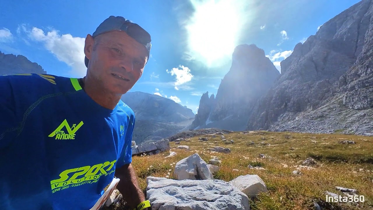 Drei zinnen alpine run 2021 insta 360 go 2