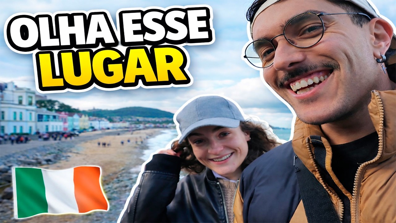 Nosso primeiro passeio em Bray 🇮🇪 | Praia perto de Dublin