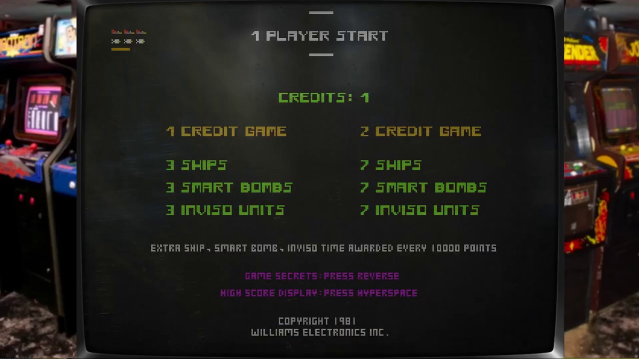 Arcade : Stargate (Williams Electronics, Inc.) - MiSTer FPGA