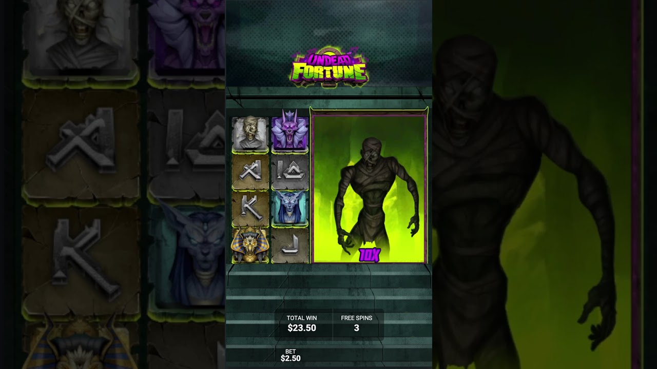 🩻Undead Fortune $25,000 Slot MAX WIN 10,000x  #gambling #hacksawgaming #casino  #slots