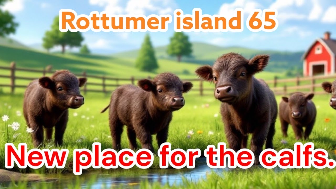 🌾 Rottumer Island 65 | New Home for the Tiny Calves! 🐄 | Farming Simulator 25